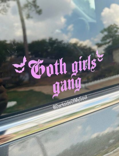 Goth Girls Gang Decal