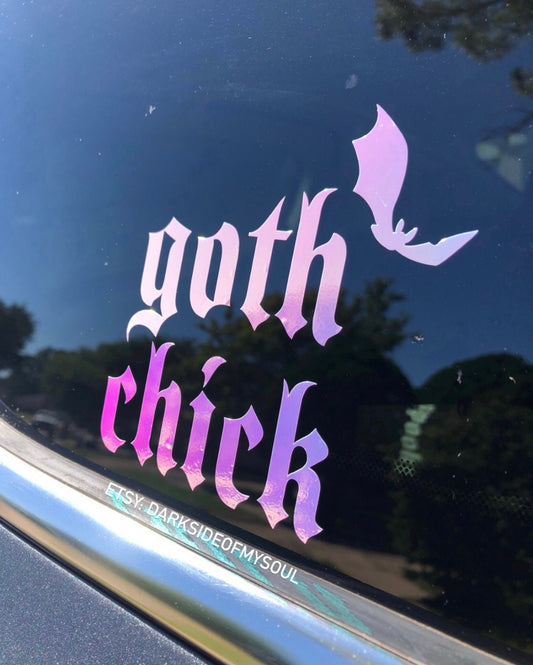 Goth Chick Decal