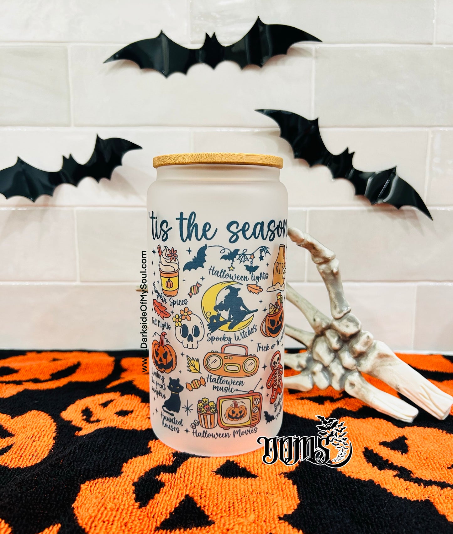 Tis The Season | 16oz. Frosted Glass Cup