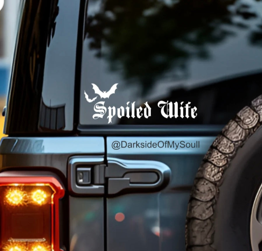 Spoiled Wife Decal