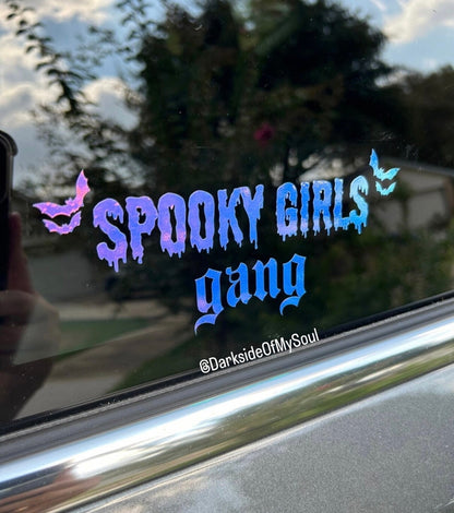 Spooky Girls Gang Decal