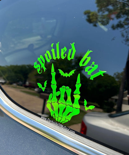 Spoiled Bat Decal