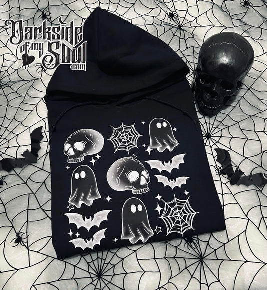 Spooky Grid Hoodie