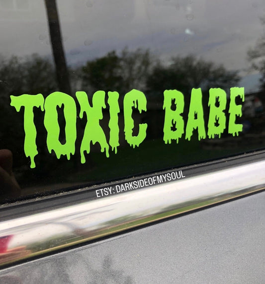 Toxic Babe Decal