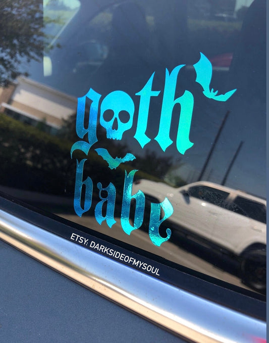 Goth Babe Decal