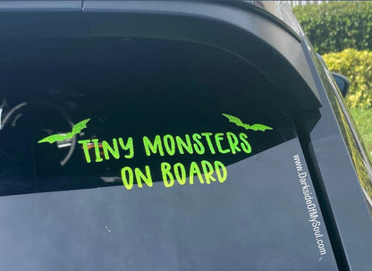 Tiny Monster/s On Board Decal