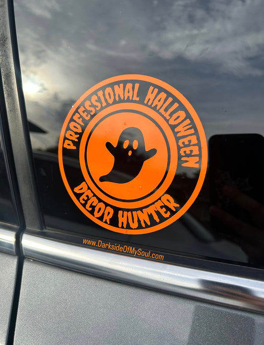 Professional Halloween Decor Hunter Decal