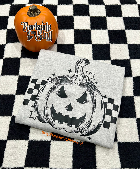 Pumpkin Checkered