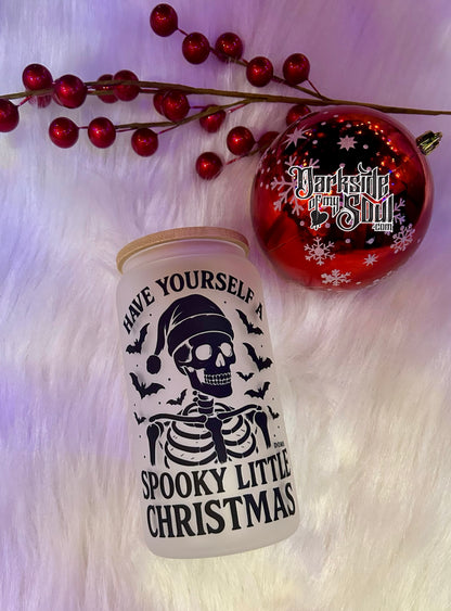 DOMS Exclusive Have Yourself A Spooky Little Christmas | 16oz. Frosted Glass Cup