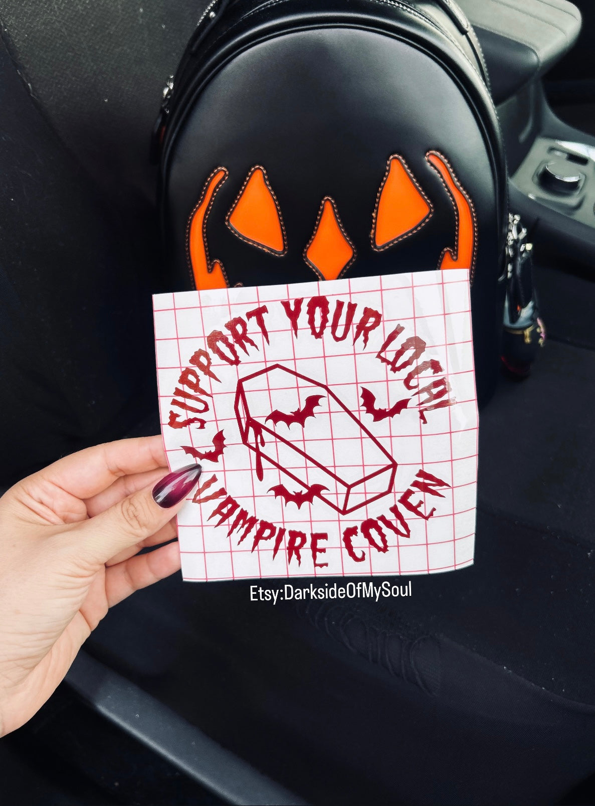 Support Your Local Vampire Coven Decal