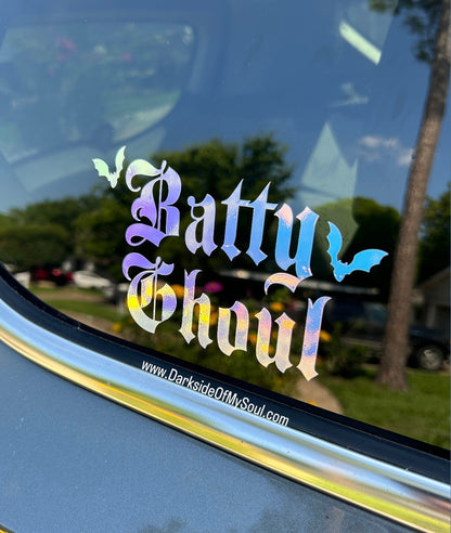 Batty Ghoul Decal