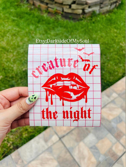 Creature Of The Night Decal