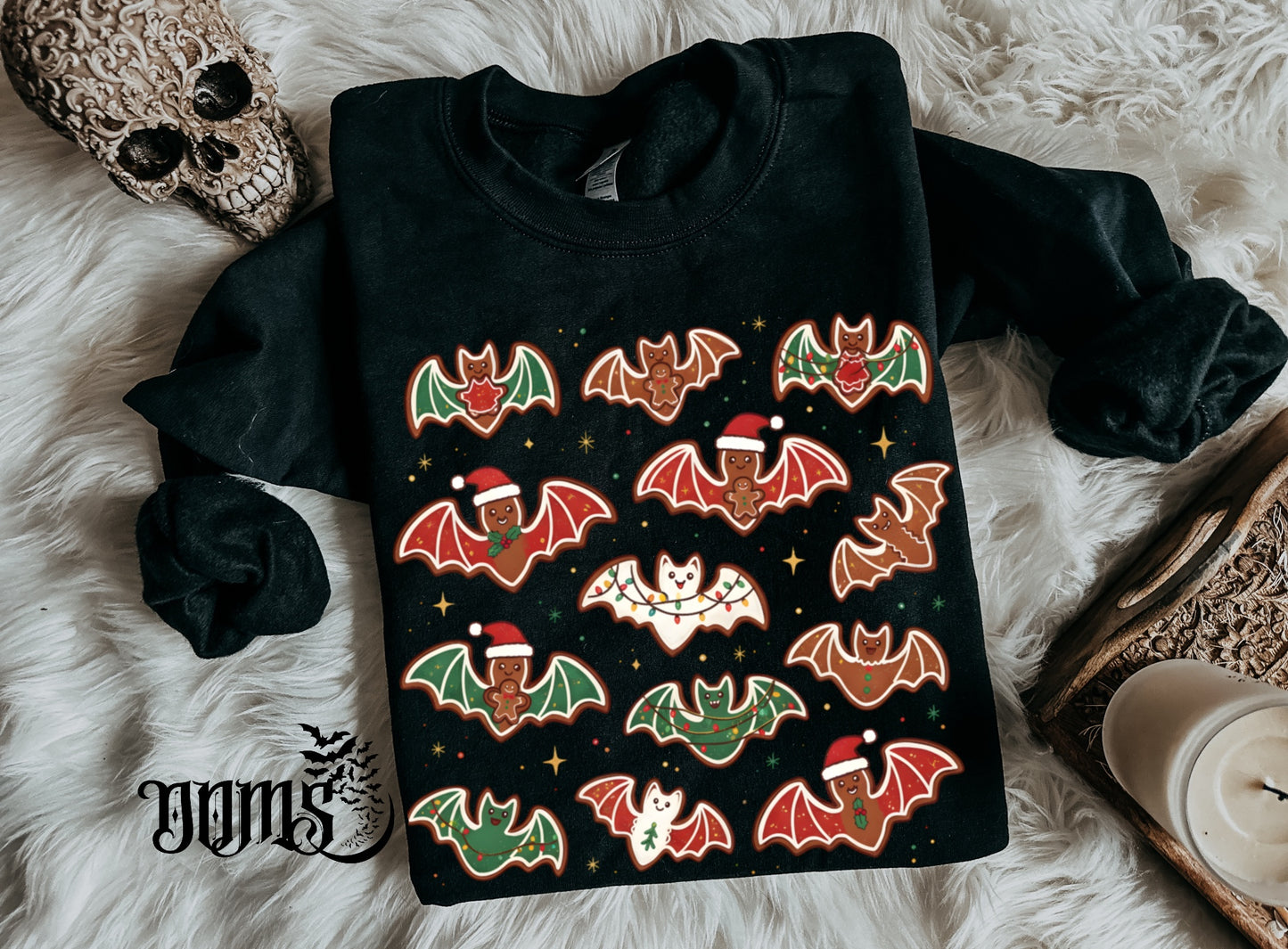 Gingerbread Christmas Bats