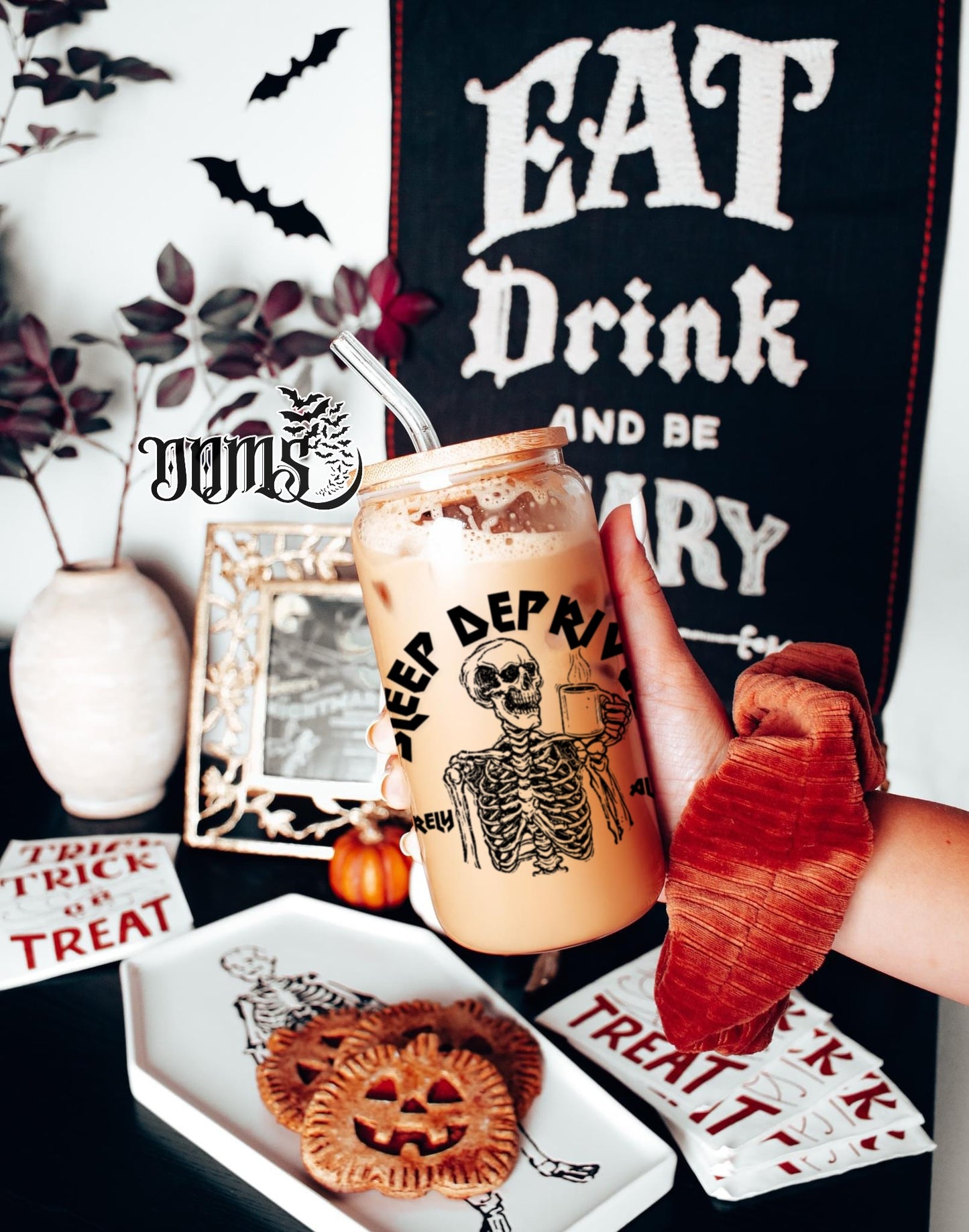Sleep Deprived | 16oz. Glass Cup