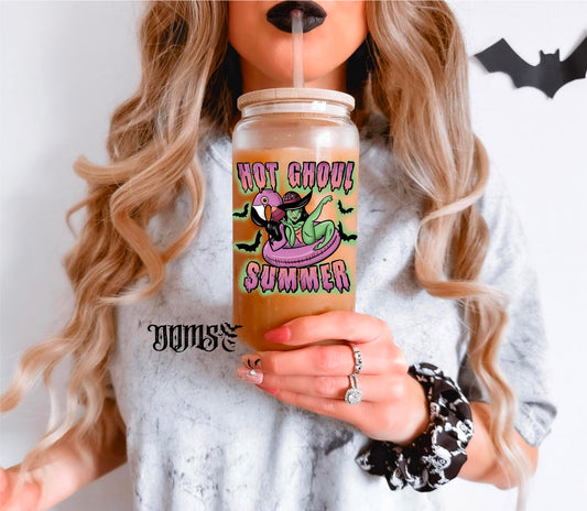 Hot Ghoul Summer | 16oz. Glass Cup