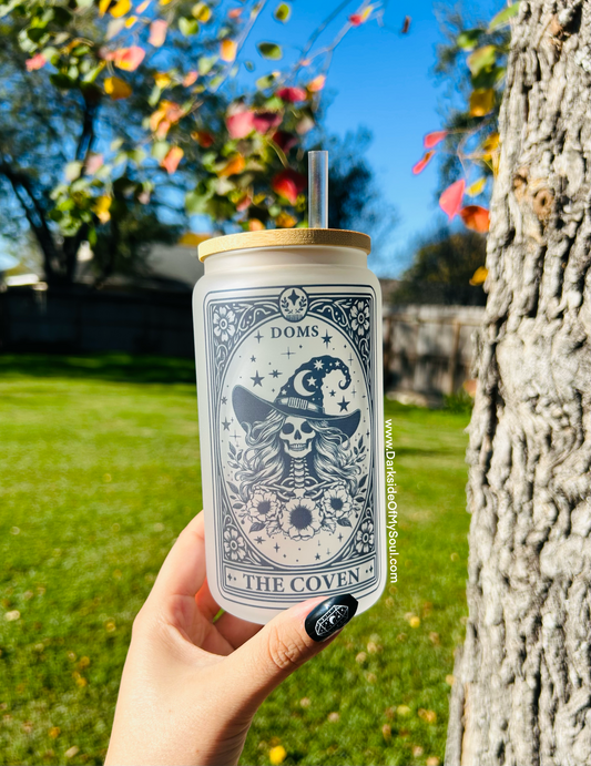 DOMS Exclusive The Coven | 16oz. Frosted Glass Cup