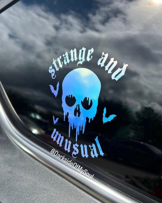 Strange And Unusual Decal