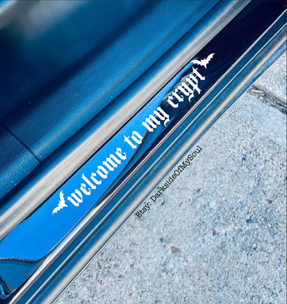 Welcome To My Crypt Decal