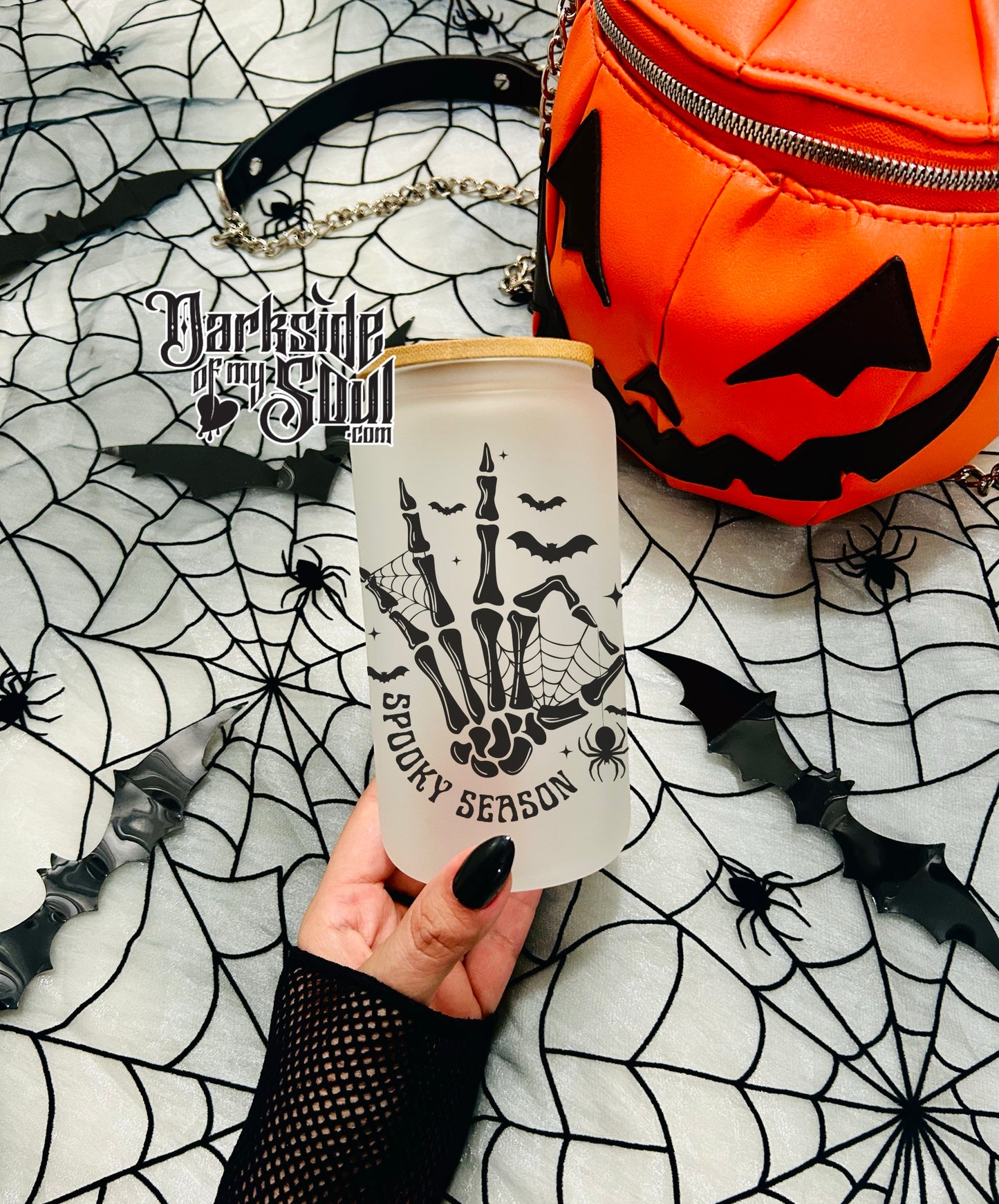 Spooky Season | 16oz. Frosted Glass Cup