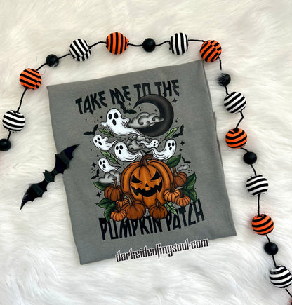 Take Me To The Pumpkin Patch Grey Shirt