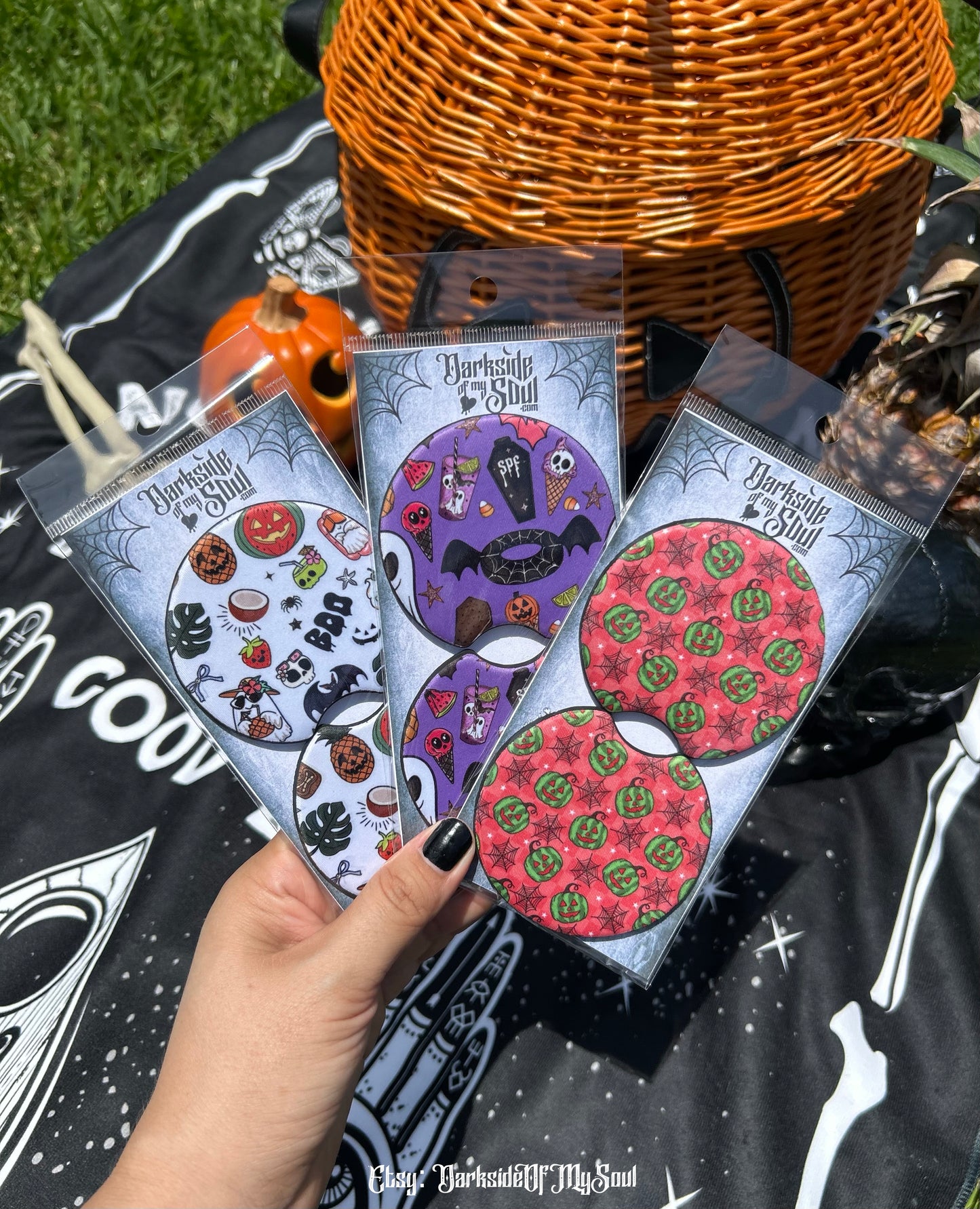 Summerween Car Coasters