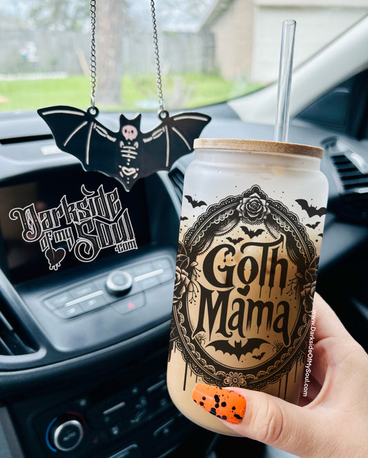 Goth Mama | 16oz. Frosted Glass Cup