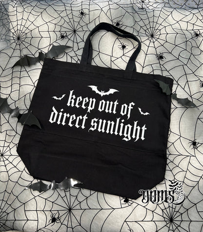 Keep Out Of Direct Sunlight Tote Bag