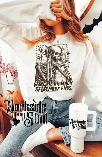 Wake Me Up When September Ends Sweater