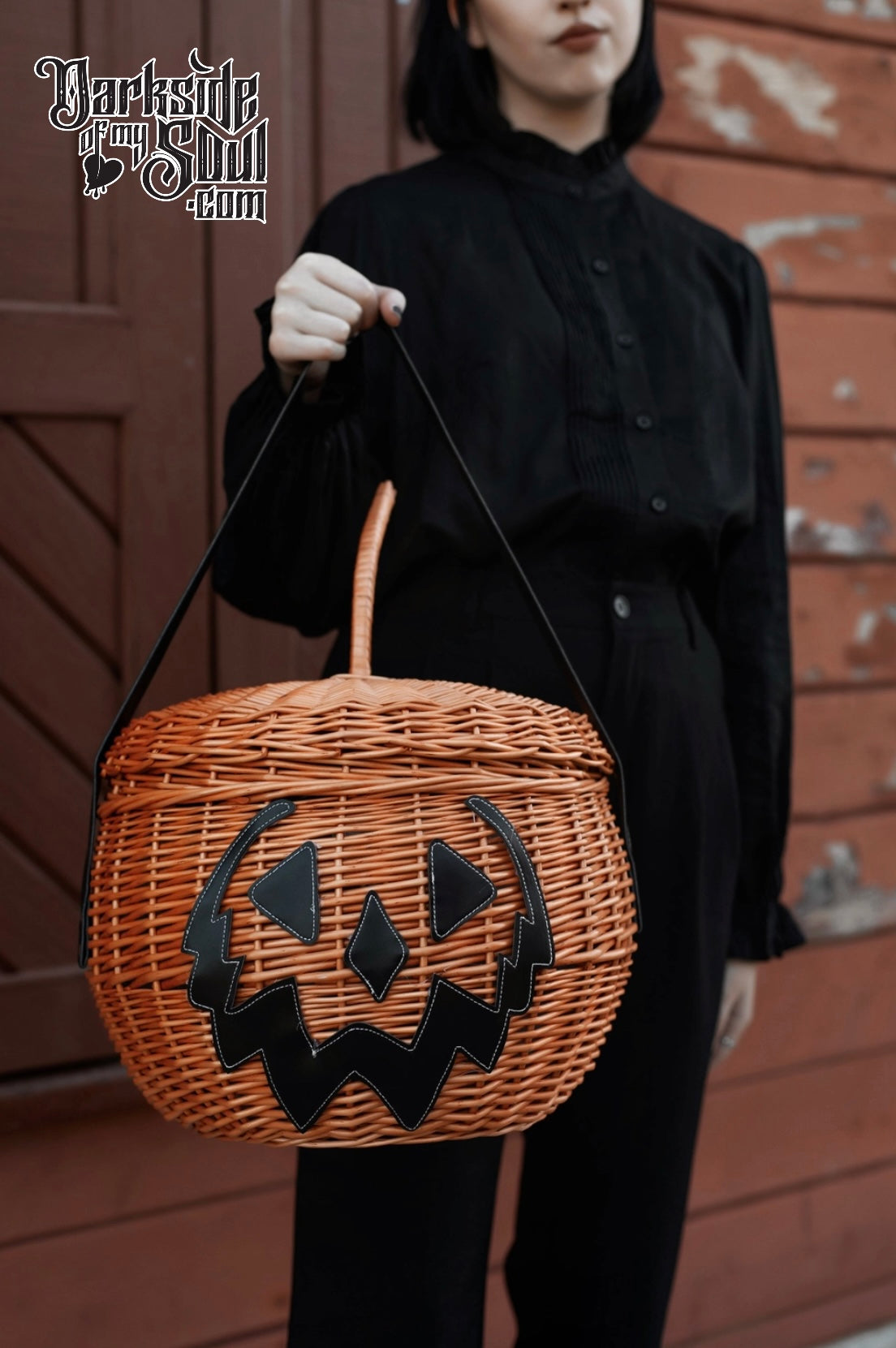 Haunted Hallows Orange Picnic Basket
