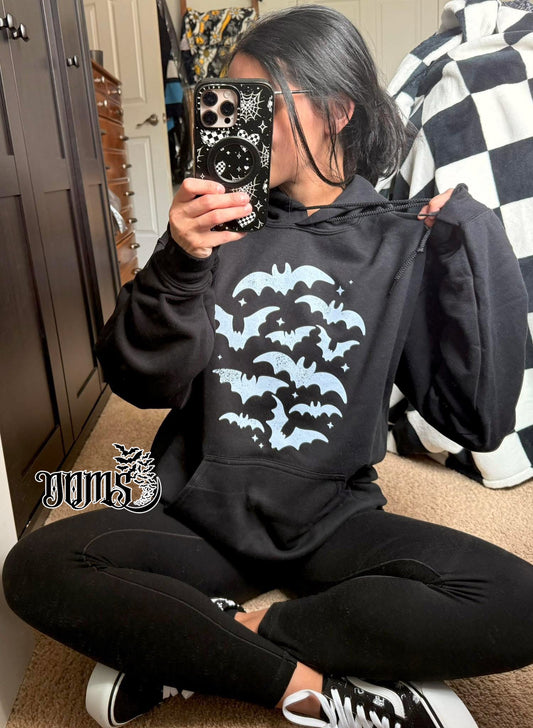 Flying Bats Unisex Hoodie