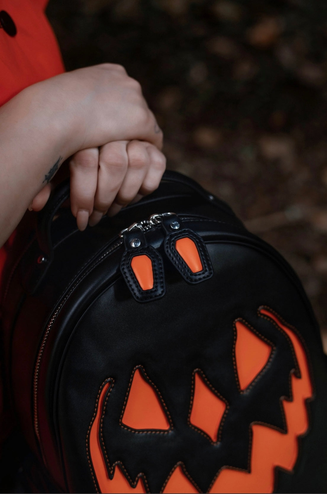 Black Haunted Hallows Backpack