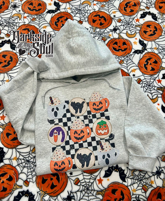 Halloween Sugar Cookies Ash Grey Hoodie