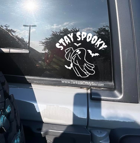 Stay Spooky Ghost Decal