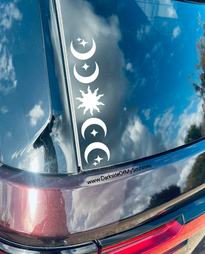 Sun And Moon Phase Decal