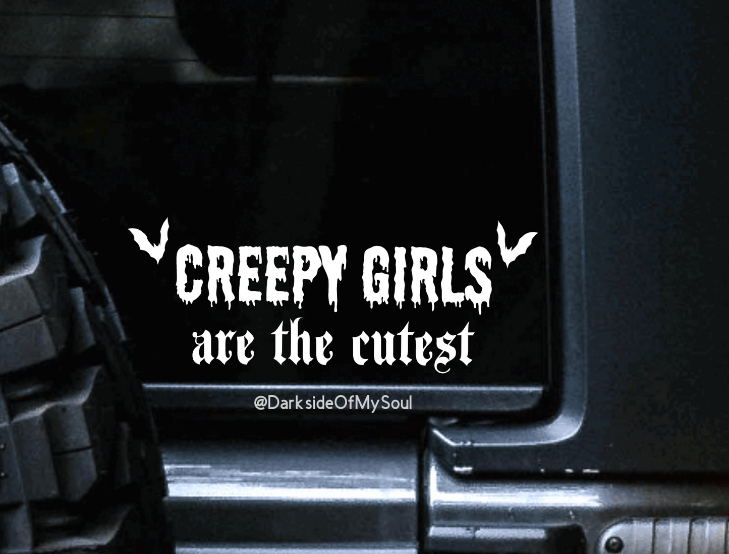 Creepy Girls Are The Cutest Decal