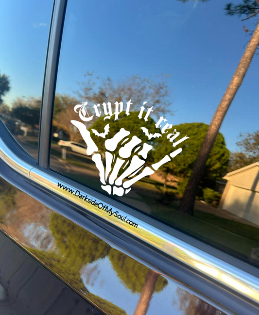 Crypt It Real Decal