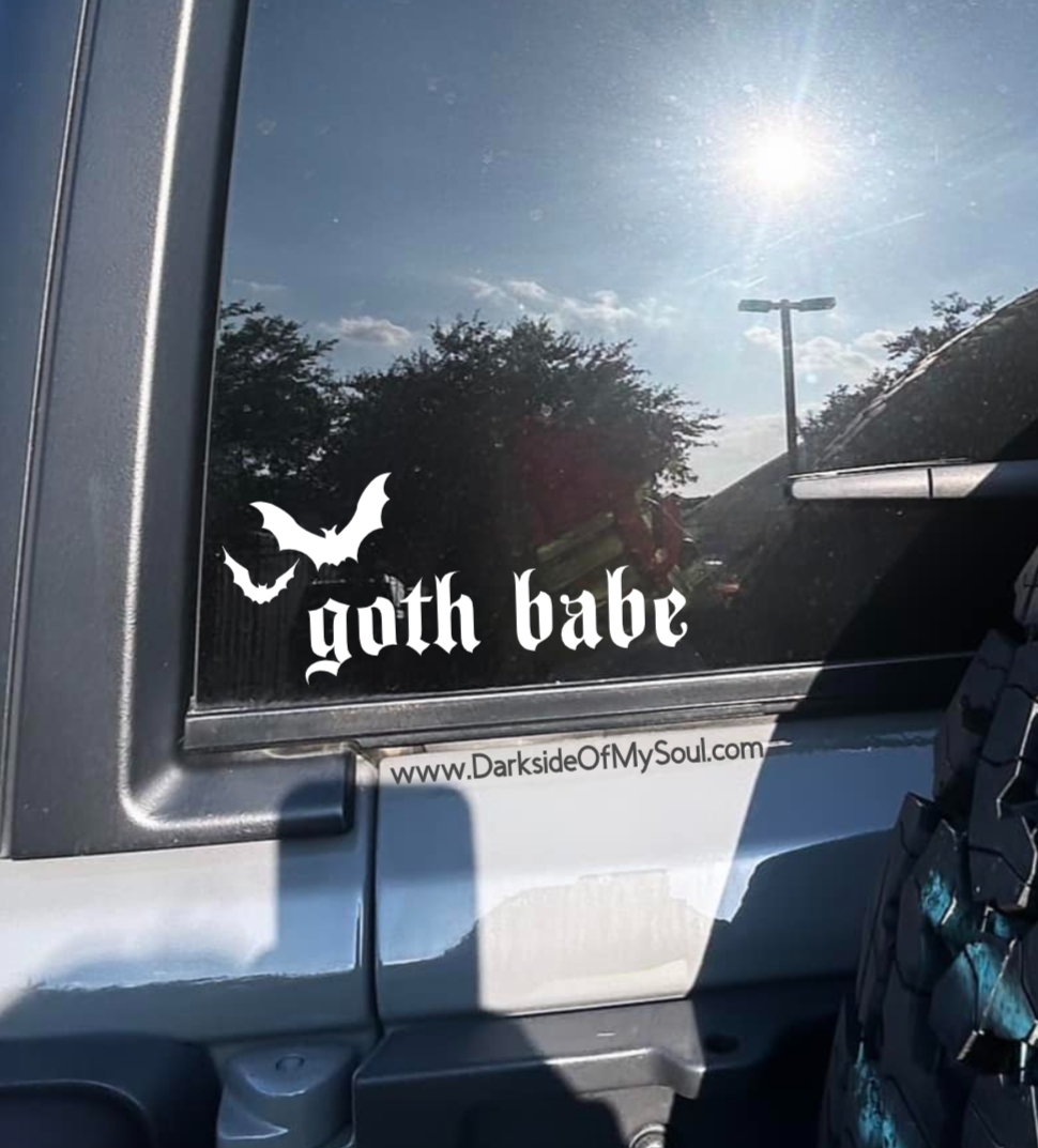 Goth Babe Decal