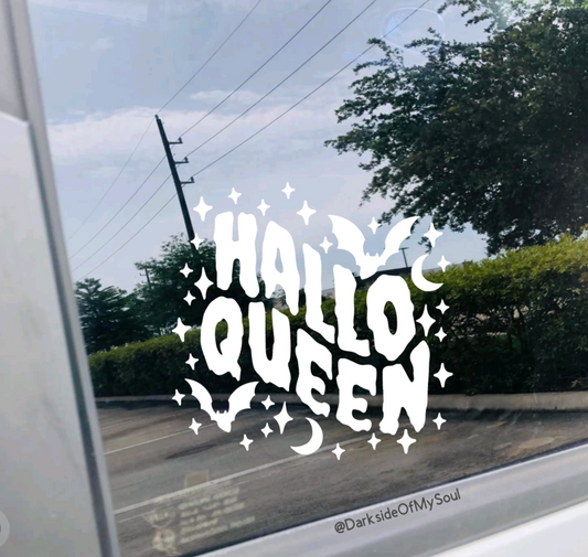 Halloqueen Decal