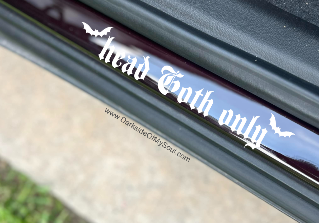 Head Goth Only Decal