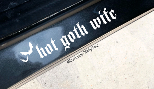 Hot Goth Wife Decal