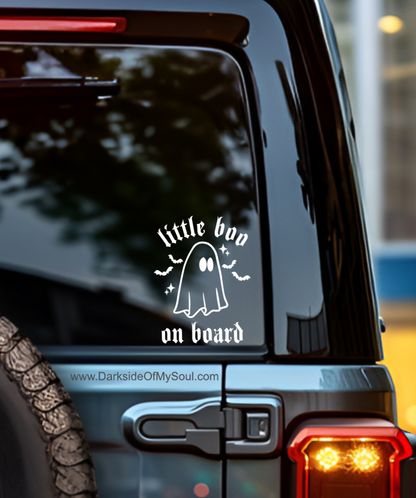 Little Boo On Board Decal