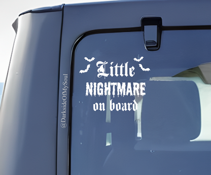 Little Nightmare On Board Decal