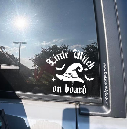 Little Witch/es On Board Decal