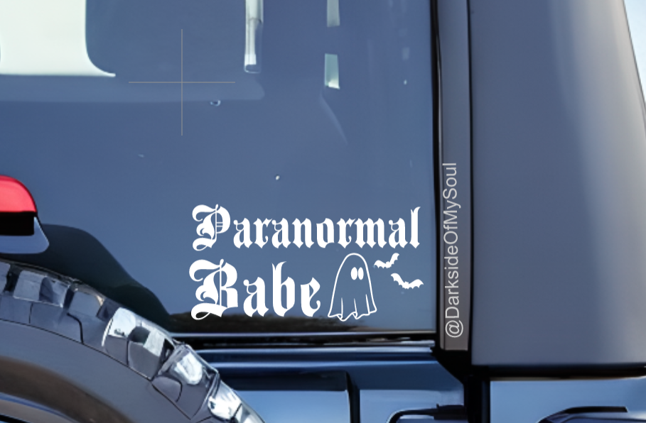 Paranormal Babe Decal