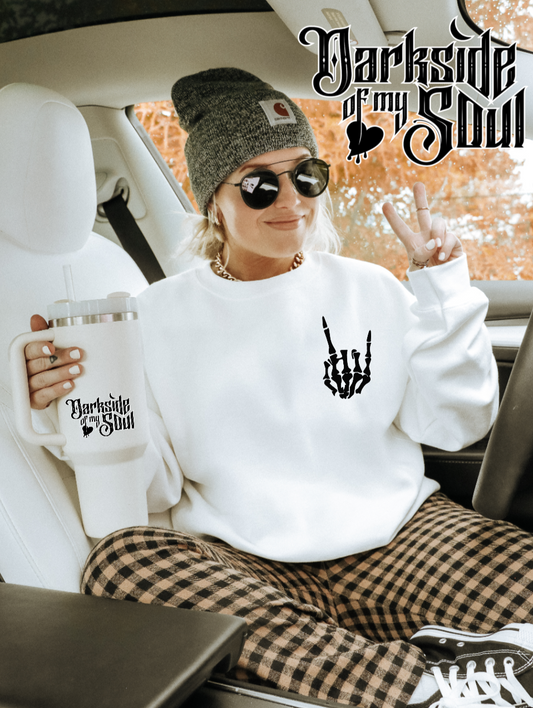 Rock On Skeleton Sweater/Hoodie