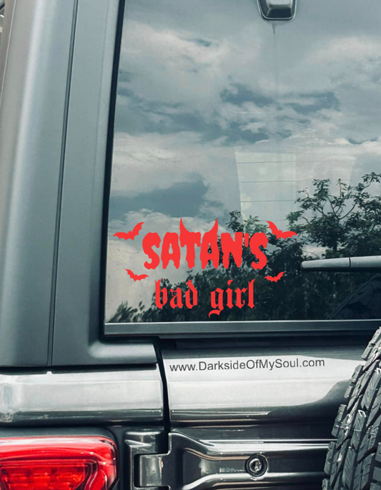 Satan's Bad Girl Decal