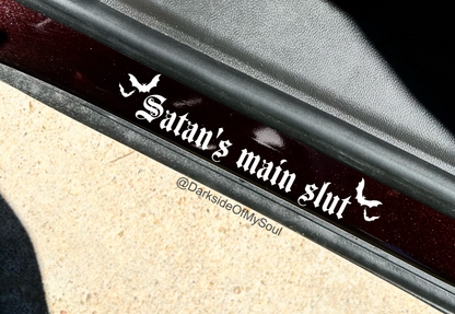 Satan's Main Slut Decal