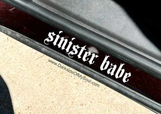 Sinister Babe Decal