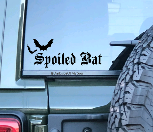 Spoiled Bat Decal