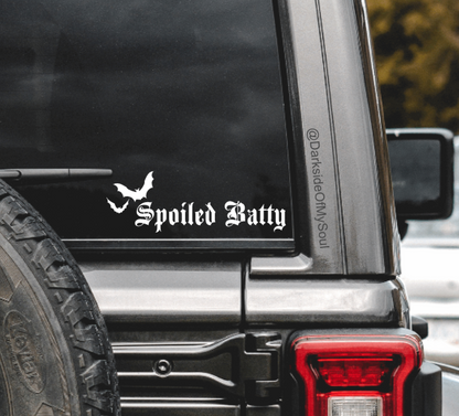 Spoiled Batty Decal